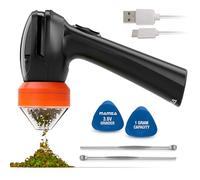 Mamba Electric Herb Grinder - USB Rechargeable, Lite 0.75g Orange, Compact All-Plastic Head, Quick & Easy-to-Use Spice Mill for Kitchen