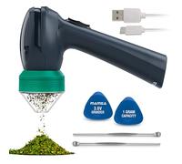 Mamba Electric Herb Grinder - USB Rechargeable Spice Grinder, Lite 0.75g Gray, Lightweight All-Plastic Head, One-Handed Portable Herb Mill