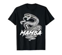 Mamba Snake Black Serpent Reptile Value Graphic T-Shirt, Men, Black, M