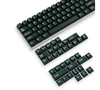 MAMBASNAKE 142 Keys PBT Double Shot Full Keycap Set,Cherry Profile,ANSI US Layout for 61/68/87/98/104/108 Mechanical Keyboard,Compatible with Cherry Gateron Otemu Kailh MX Switch (Retro Dark Green)