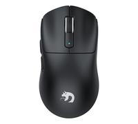 MAMBASNAKE × Attack Shark M4 Wireless Gaming Mouse, 39g Ultra-Lightweight BT/2.4Ghz/Wired Computer Mouse, PAW3395PRO 40K DPI Optical Sensor, Programmable Mice for PC/Win/Mac (Black)