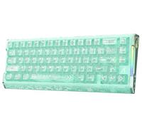 MAMBASNAKE ATTACK SHARK R68 HE Carbon Fiber Rapid Trigger Keyboard, Wired 8KHz Magnetic Keyboard, 0.005mm RT Accuracy, Forged Carbon Fiber Keycaps, 6-Layer Acoustic Damping Stack, Dual Driver, Green
