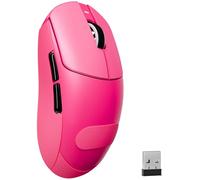 MAMBASNAKE ATTACK SHARK X8PLUS Wireless Gaming Mouse, PixArt PAW3395PRO Sensor, 40000DPI, BT/2.4G Wireless/Wired, 55g Superlight Mouse with Grip Tape, 200Hrs Battery, for PC/Xbox/PS/Mac (BerryRed)