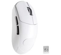 MAMBASNAKE ATTACK SHARK X8PLUS Wireless Gaming Mouse, PixArt PAW3395PRO Sensor, 40000DPI, BT/2.4G Wireless/Wired, 55g Superlight Mouse with Grip Tape, 200Hrs Battery, for PC/Xbox/PS/Mac (White)