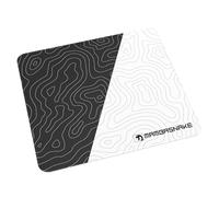 MAMBASNAKE CM02 Large Gaming Mouse Pad, Easy Gliding, 5S Waterproof Coating, Ultra-dense Fiber Cloth, Non-Slip Rubber Base, 450x400x4mm, Durable for Keyboard Home Office Gaming Work （Black White）