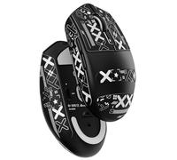 MAMBASNAKE x ATTACK SHARK G3 Wireless Gaming Mouse, 59g Lightweight Mice, PAW3311 Optical Sensor, 25,000 DPI, Bluetooth/2.4G/USB-C, 5 Programmable Buttons,Grip Tape,500mAh for for PC/Mac-Black