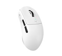 MAMBASNAKE x ATTACK SHARK R6 39g SUPERLIGHT Mouse, PixArt PAW3950MAX Gaming Sensor, Wireless 8K Mouse, MCU Nodic 52840, BT/2.4G/Wired Gaming Mouse, Adjustable DPI 42000, for Win11/Xbox/PS/Mac -White
