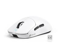 MAMBASNAKE X ATTACK SHARK X8SE 55g Ultralight Wireless Gaming Mouse-Up to 25000 DPI,PixArt PAW3311 Sensor,Tri-mode BT/2.4G/USB-C,80M Clicks,40G Acceleration,500mAh Battery,Web Driver,for Win/Mac-White
