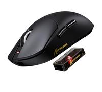 MAMBASNAKE x ATTACK SHARK X8ULTRA 8000Hz Wireless Gaming Mouse, 55g SUPERLIGHT, 42000 DPI, PAW3950MAX Sensor, Nordic 52840, Ice-feel Coating, WEB Config, BT/2.4G/Wired, Ideal for Large Hands, Black