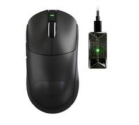 MAMBASNAKE X ATTACKSHARK X8ULTIMATE Wireless Gaming Mouse&Grip Tape,PAW3950MAX Sensor,8K Polling Rate,59g Ultra-Light for Medium/Large Hands,BT/2.4G/Type-C,42000 DPI,800mAh,Web Driver,for PC/MAC-Black