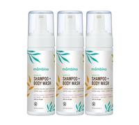 Mambino Organics Soothe Me Shampoo + Body Wash, Green Tea + Lavender, 5.5 Fluid Ounces 3-Pack