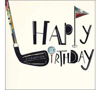 Mambo Male Birthday Card (WDM-464140) - Golf Champion by Amy Eastland - Illustrated Card for Him from Woodmansterne
