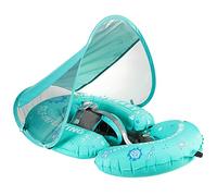 Mambobaby Float Self Inflating Hammock for Baby Pool with Sky, Newest Compressible Foldable Baby Floating Bed Floating Pool Floating Pool Floating Deck Chair Toddler Swim Float (Limited Edition Green)