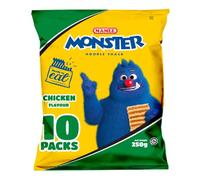 Mamee Monster Malaysian Chicken Flavour Crispy Noodle Snack (10 Packs) 250g HALAL