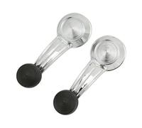 MAMEFVBB Window Actuator Car Interior Parts 2piece Inside Door Crank Handles Chrome Window Crank Handle Metal Fit for Cadillac for Cimarron for Eldorado Window Winder