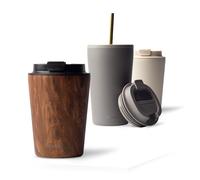MAMEIDO Insulated Travel Mug 350 ml (Oak Wood)