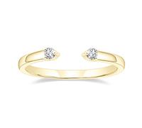 Mameloly Wedding Bands for Women Open Stackable CZ Cubic Zirconia Engagement Rings for Her Size 4-12, Stone, White Diamond