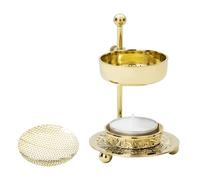 MaMeMi Gold Brass Incense Warmer Adjustable Height 11cm