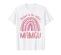 Mamgu Tshirts for Women Grandma Blessed to be called Mamgu T-Shirt