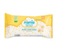 Mamia Extra Large Head to Toe Wipes 60 Pack