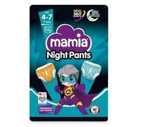 Mamia Night Pants Age 4-7 (17-30kg) 15 Per Pack - (Pack of 6)