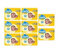 Mamia Size 1 Nappies Newborn 24 Pack(Pack of 8)
