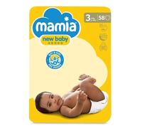 Mamia Size 3 New Baby Nappies 58 Per Pack - (Pack of 6)