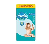 Mamia Size 5+ Nappies 64 Per Pack - (Pack of 6)