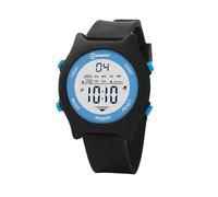 Mamiddle 30M Waterproof Children's Digital Watch with Alarm, Chiem, Stopwatch, Calendar, Backlight for Ages 3-15 Years, Black