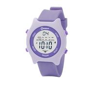 Mamiddle 30M Waterproof Children's Digital Watch with Alarm, Chiem, Stopwatch, Calendar, Backlight for Ages 3-15 Years, purple