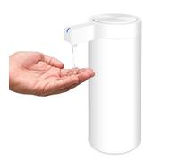 Mamiddle Automatic Soap Dispenser Stainless Steel with Sensor Infrared Soap Dispenser Electric IPX5 Waterproof USB-C Charging Motion Sensor for Kitchen & Bathroom (White)