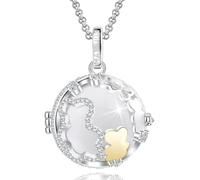 MAMIJUX Engelsrufer Bear Cage Mother Gift Idea Pregnancy Necklace Women's Angel Caller Chain Steel