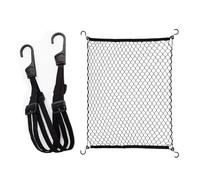 Mamiko Cargo Net and Wagon Straps for Collapsible Folding Outdoor Utility Wagon, Garden Cart, Folding Trolley Cart, Beach Cart (Combo Package)