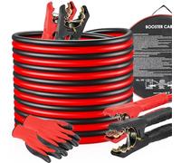 MAMIZO 12V/24V Jumper Cable, Jumper Cable Set, 6m 30mm² 1500A, Quick Start, with Protective Gloves, Jumper Cables for Cars, Trucks, Petrol and Vans