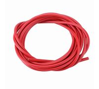 MAMJENNI Brake Cable for Mountain Bikes, Road Bikes, Premium Rubber Outer Hose, Spiral Steel Wire Core, PVC Inner Tube Lubrication, 3-Meter Length (Red)