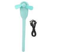 MAMJENNI Electric Versatile Small Portable Fan USB Rechargeable Handheld MultiFunctional Cooler (Green)