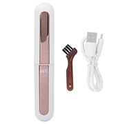 MAMJENNI Eyelash Curler, for False Eyelashes, Professional Ergonomic Design, Curved Arc Shape, Fast Heating in 10 Seconds, Dual Temperature Settings, Insulated Comb Teeth, (Pearl White)