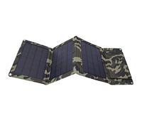 MAMJENNI Foldable Solar Panel Charger, High-Efficiency Sunlight to Electricity Converter, for Outdoor Travel, Camping, Digital Devices, 5000mAh Built-in Battery