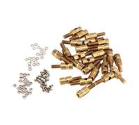 MAMJENNI for RC Cars, Push Rod Connector Linkage Stoppers, Adjustable Servo Linkage, Lightweight Aluminum Alloy, for 1/10 1/8 Scale Models, 4PCS