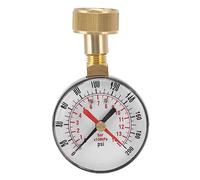 MAMJENNI Industrial Pressure, for Liquid Steam Gas Measurement, Iron Aluminum Alloy Construction, Accurate Reading 0-200 PSI, Easy Install 3/4 Inch Thread, Multipurpose Use