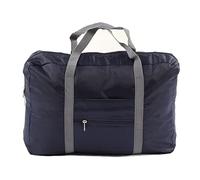 MAMJENNI Large Travel Tote Bag with Zipper Pocket, Nylon, Foldable Storage for Clothes, Luggage, Home Moving, Carrying Handles (APJ022NB)