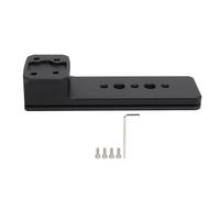 MAMJENNI Lens Collar Replacement Foot Aluminum Telephoto Lens Support Baseplate Stand with 38mm for Arca Mount 1/4 3/8 Inch Screw Hole for Z400 600 800