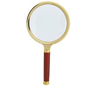 MAMJENNI Magnifying Glass for Reading, Compact Portable Handheld Viewer for Small Fonts, Nature Exploration Tool for Kids, Ergonomic Handle for Comfortable Grip, Ideal for Elderly