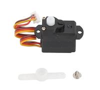 MAMJENNI Plastic Steering Gear Servo Black for RC Airplane, for XK A250 A260 Replacement, High Precision Durable Metal Gears, Waterproof Design, Smooth Operation, Compatible