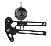 MAMJENNI Spoke Tension Meter, for Most Wheels, Professional Spoke Tension Gauge, Durable 7075 Aluminum Alloy, CNC Machined, Anodized Finish (Electronic Watch Black)
