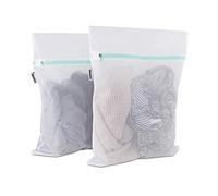 Mamlyn Mesh Laundry Bag for Delicates, Wash Bag for Underwear and Lingerie, Makeup Organizer Bag (2 Medium)