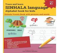 Mamma Margaret Trace & learn SINHALA language Alphabet book for kids: Sinhala Mamma Margaret Multicolor