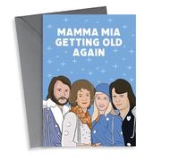 mamma mia abba Birthday Card 17116