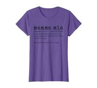 Mamma Mia Italian Dictionary Definition Funny T-Shirt