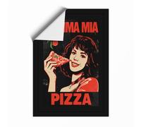 Mamma Mia Retro Unframed Wall Art Print A1 (84.1×59.4cm), Wall Decor for Living Room, Bedroom, Office & Home, Art Gift